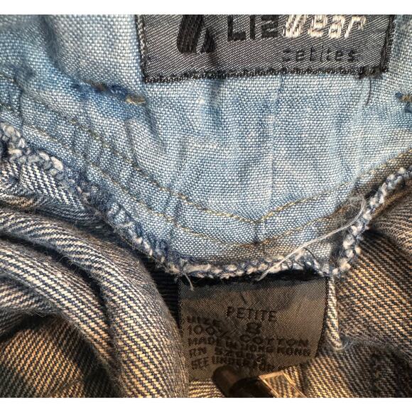 VINTAGE LIZWEAR by LIZ CLAIBORNE Denim Skirt in Size 8 Petite - Picture 5 of 7